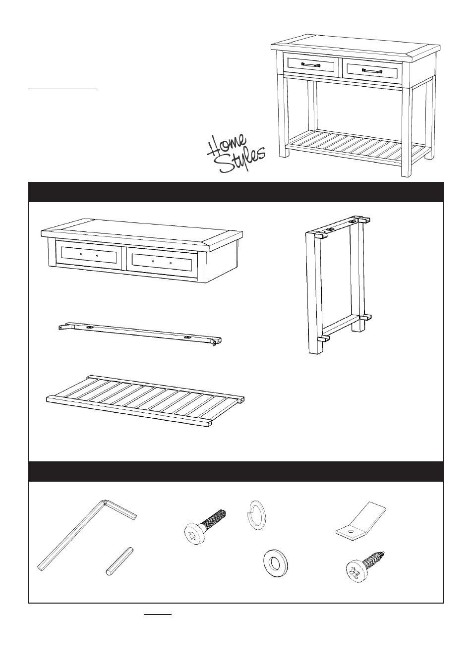 Home Styles 5411-61 User Manual | 3 pages