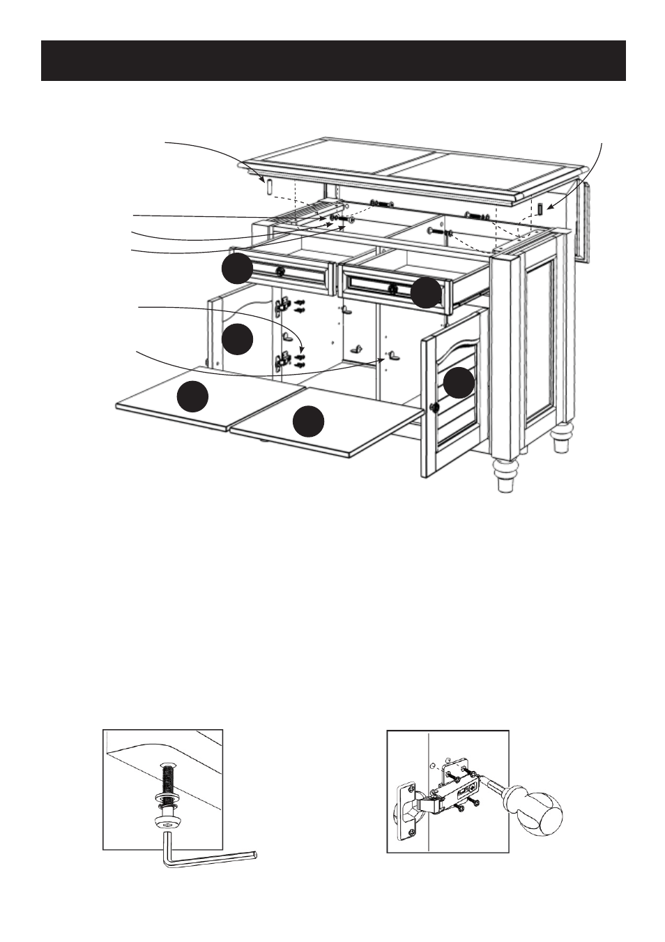 Assembly instruction 6 / 8, Step 10 | Home Styles 5542-94 User Manual | Page 6 / 9