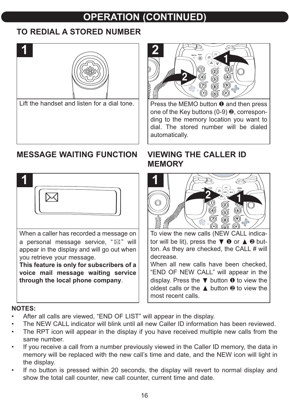 Operation (continued) | Emerson Radio Barbie BLOSSOM PHONE BAR550 User Manual | Page 17 / 24