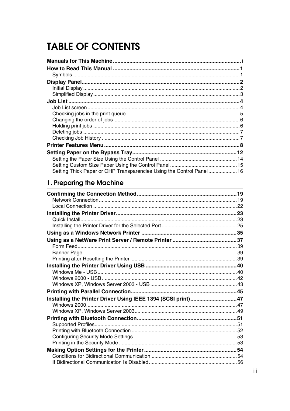 Ricoh 7500 User Manual | Page 5 / 158