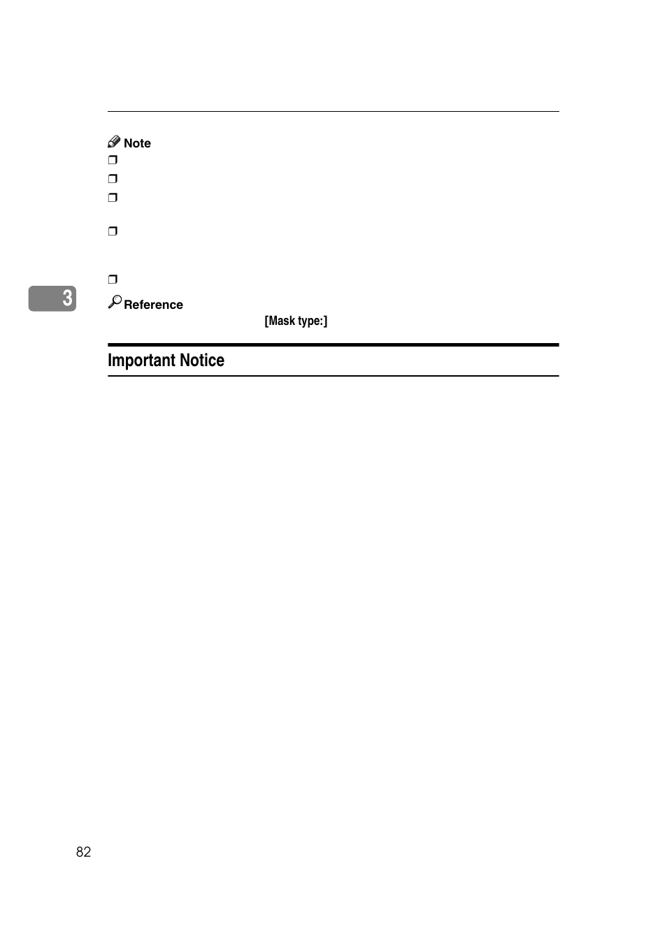 Important notice | Ricoh 7500 User Manual | Page 90 / 158