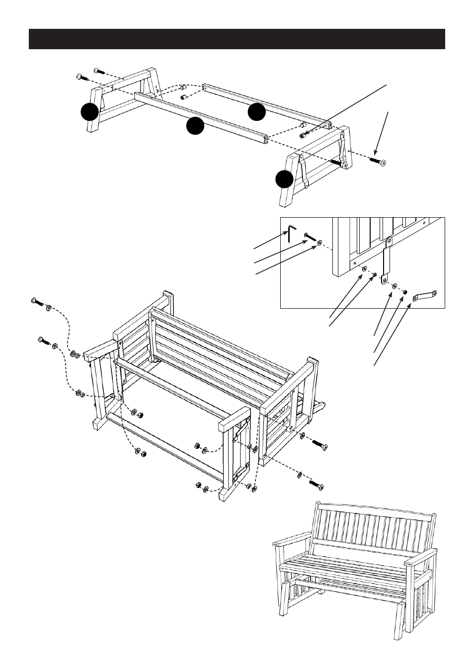 Assembly instructions 3 | Home Styles 5660-591 User Manual | Page 3 / 3