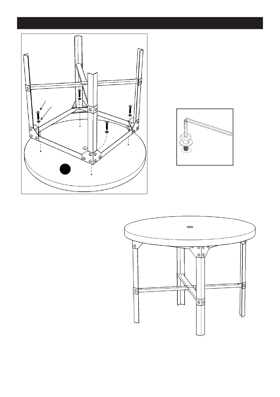 Assembly instructions 3 | Home Styles 5670-30 User Manual | Page 3 / 3