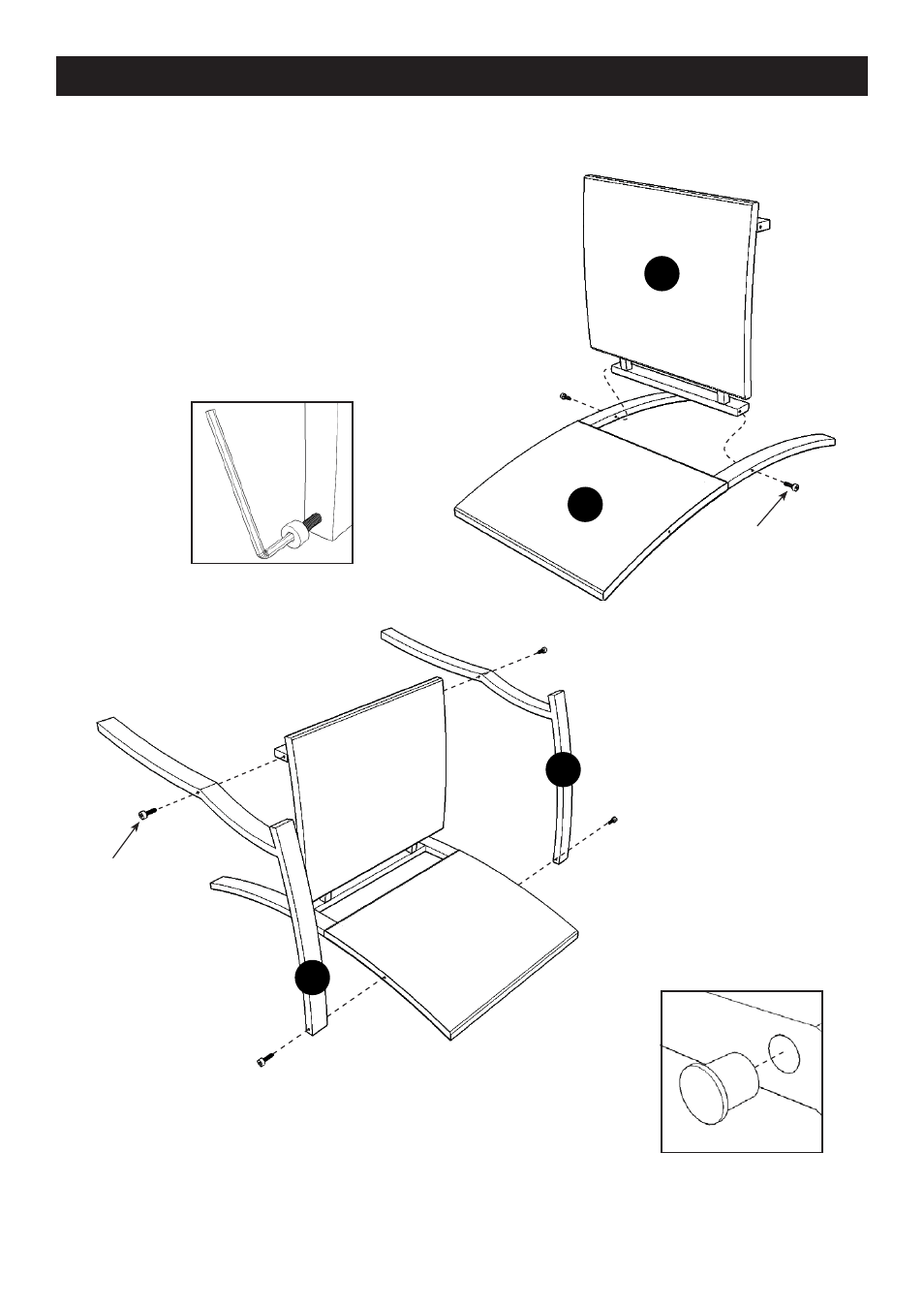 Assembly instructions 2, Ab c d | Home Styles 5670-89 User Manual | Page 2 / 2