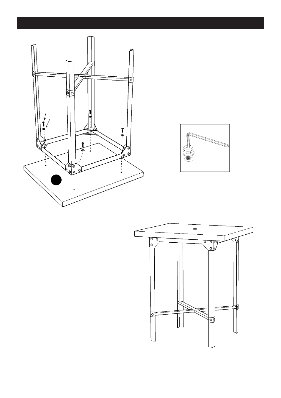 Assembly instructions 3 | Home Styles 5670-35 User Manual | Page 3 / 3