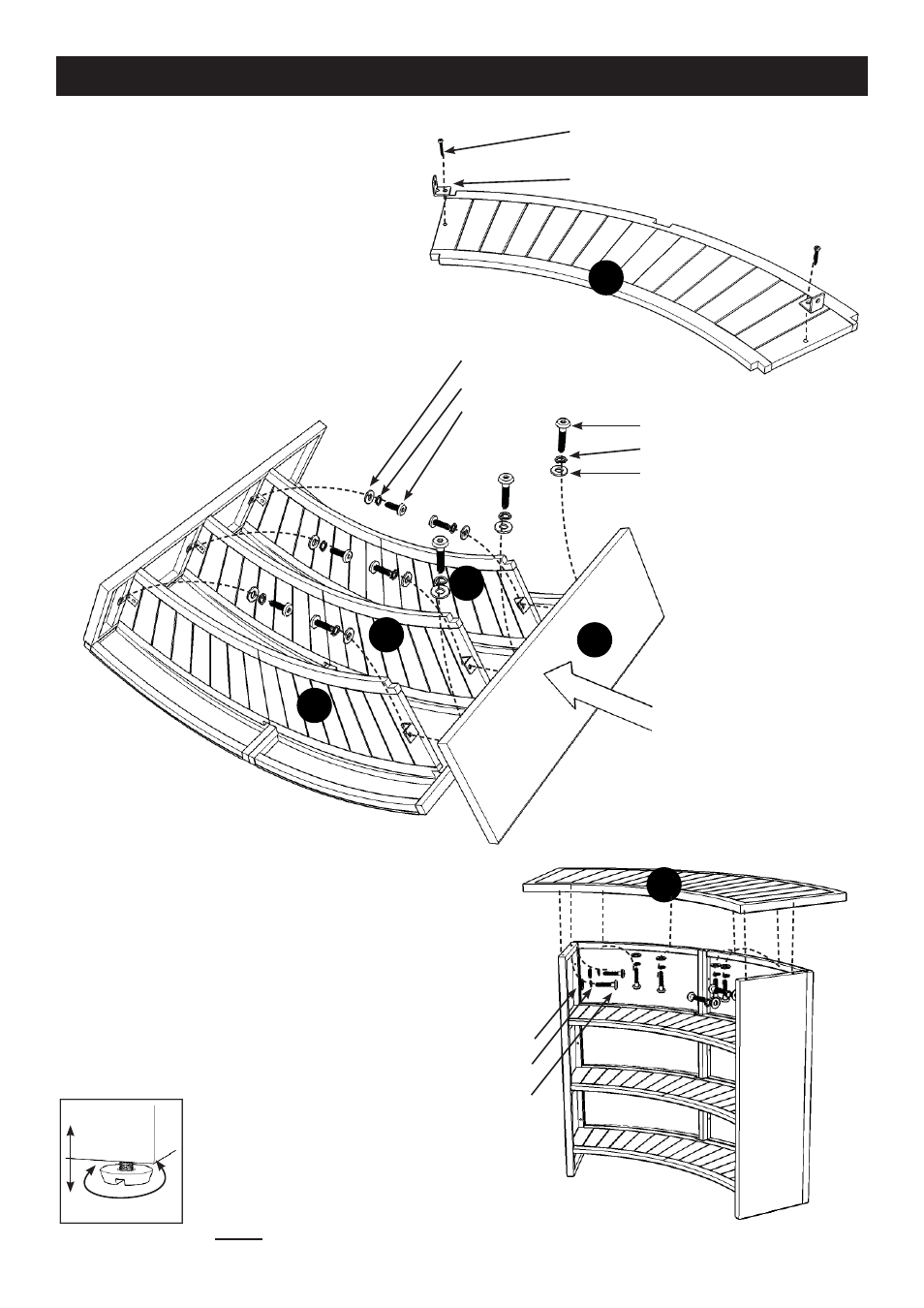 Assembly instructions 3 | Home Styles 5800-99 User Manual | Page 3 / 3