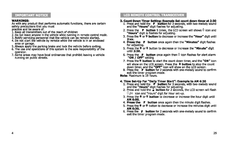 Bulldog Security DELUXE 500 User Manual | Page 4 / 14