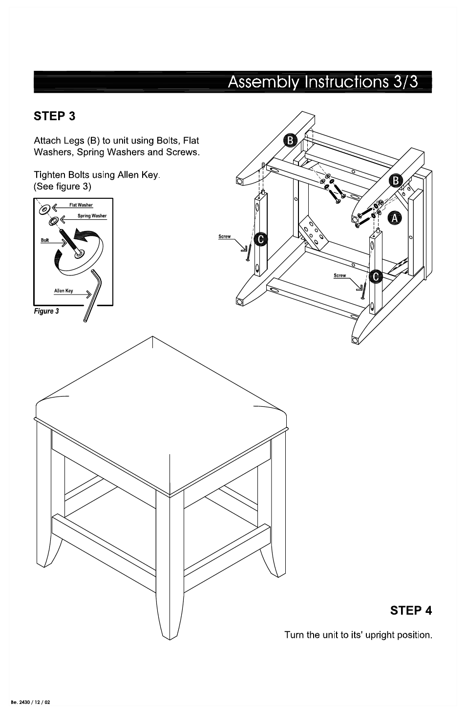 Home Styles 5529-28 User Manual | Page 3 / 4