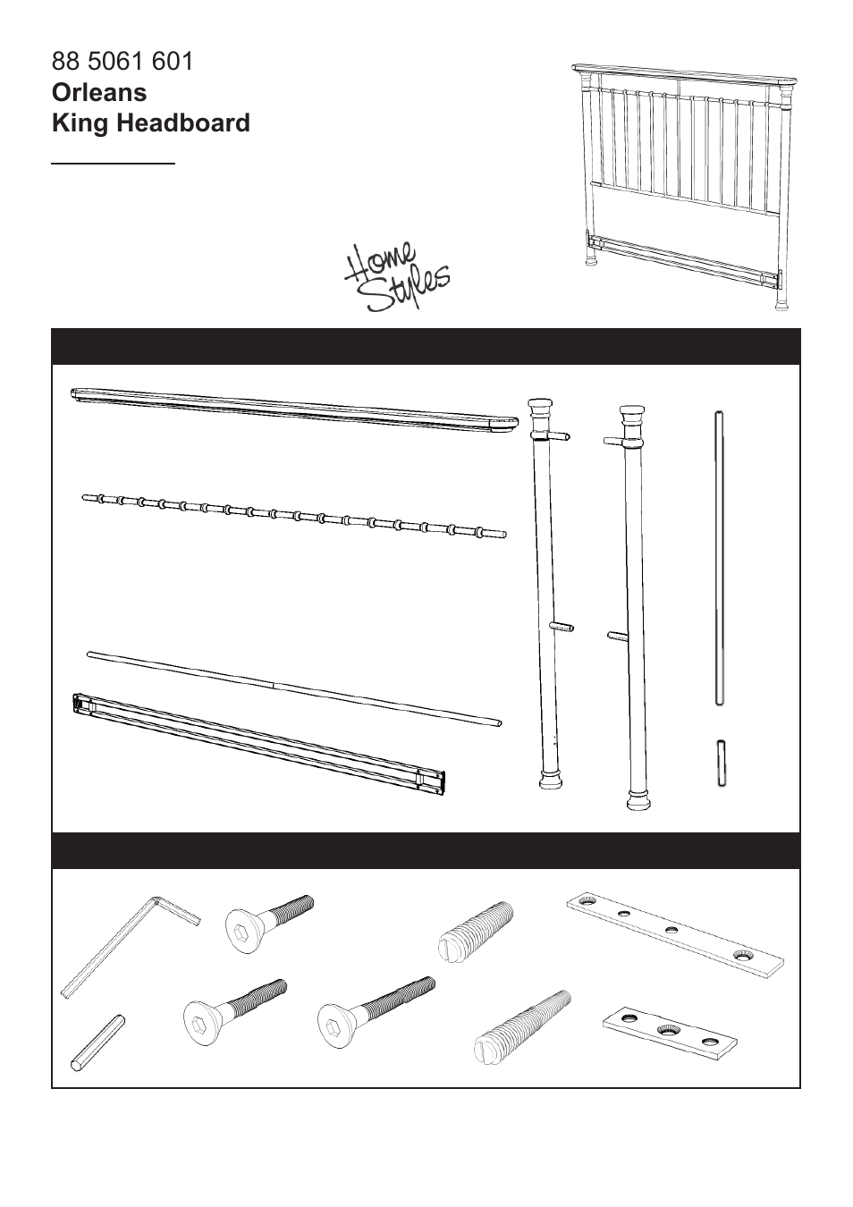 Home Styles 5061-601 User Manual | 3 pages