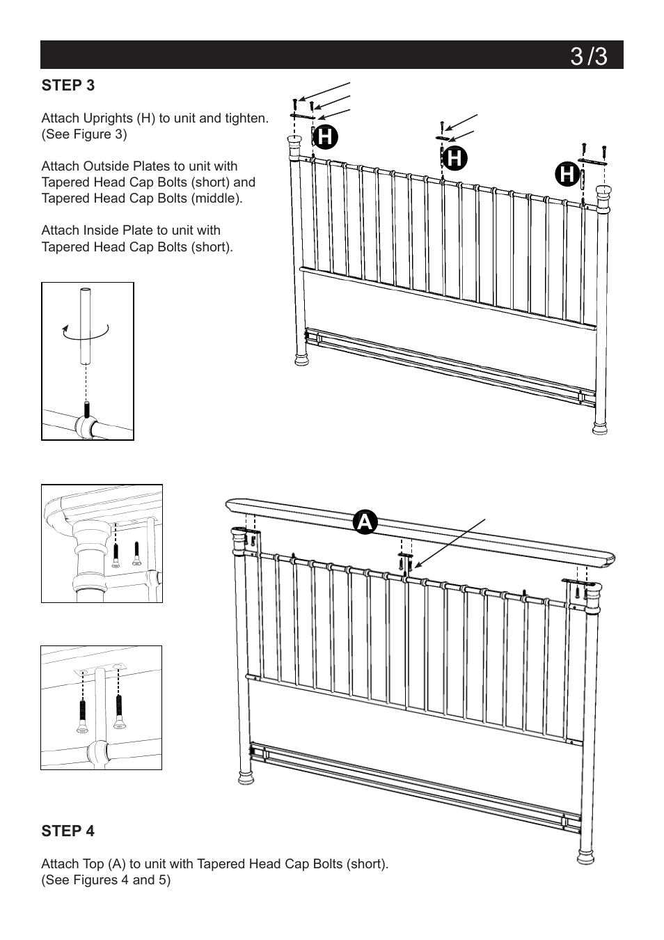 Assembly instructions 3 | Home Styles 5061-601 User Manual | Page 3 / 3