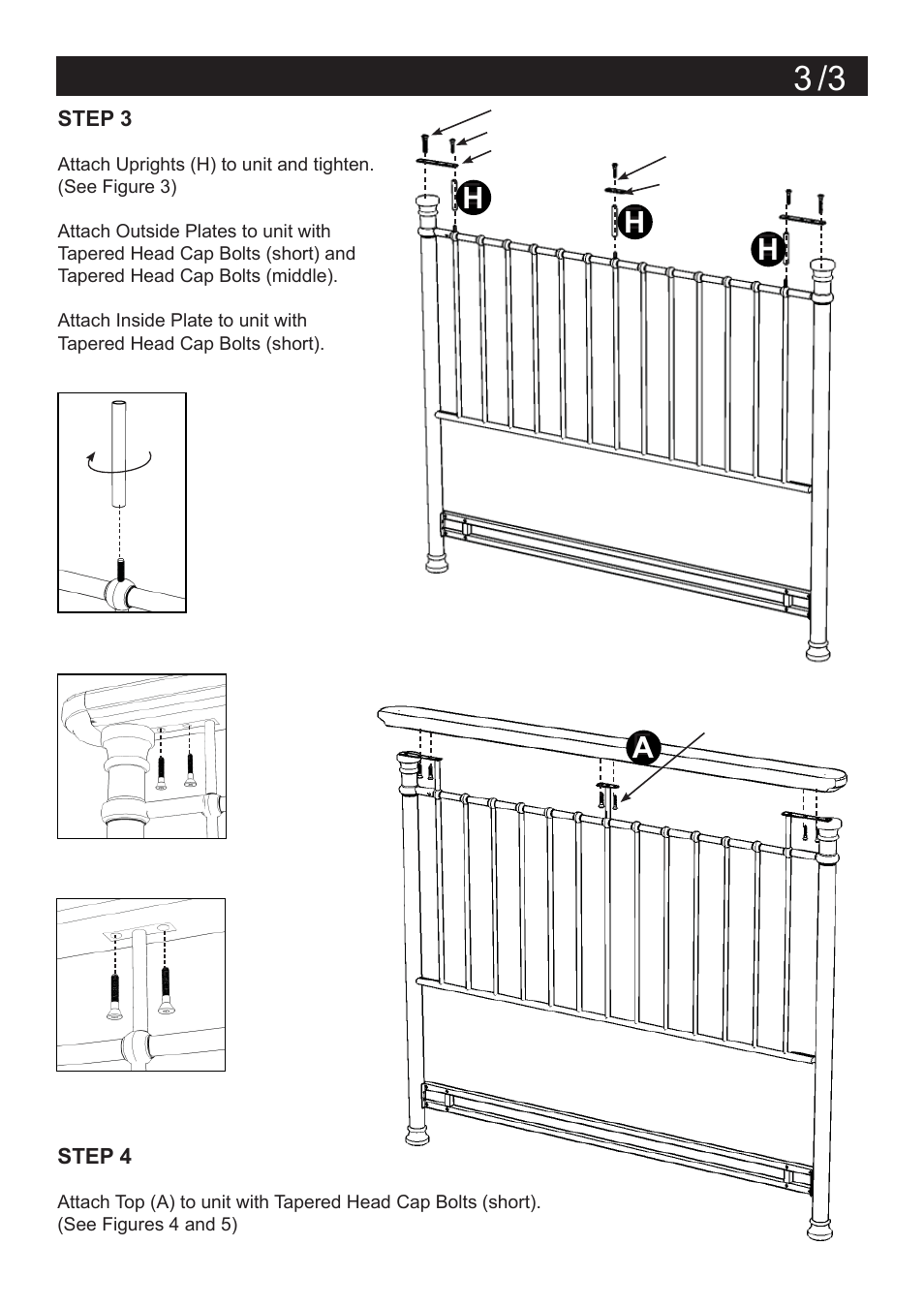 Assembly instructions 3 | Home Styles 5061-501 User Manual | Page 3 / 3