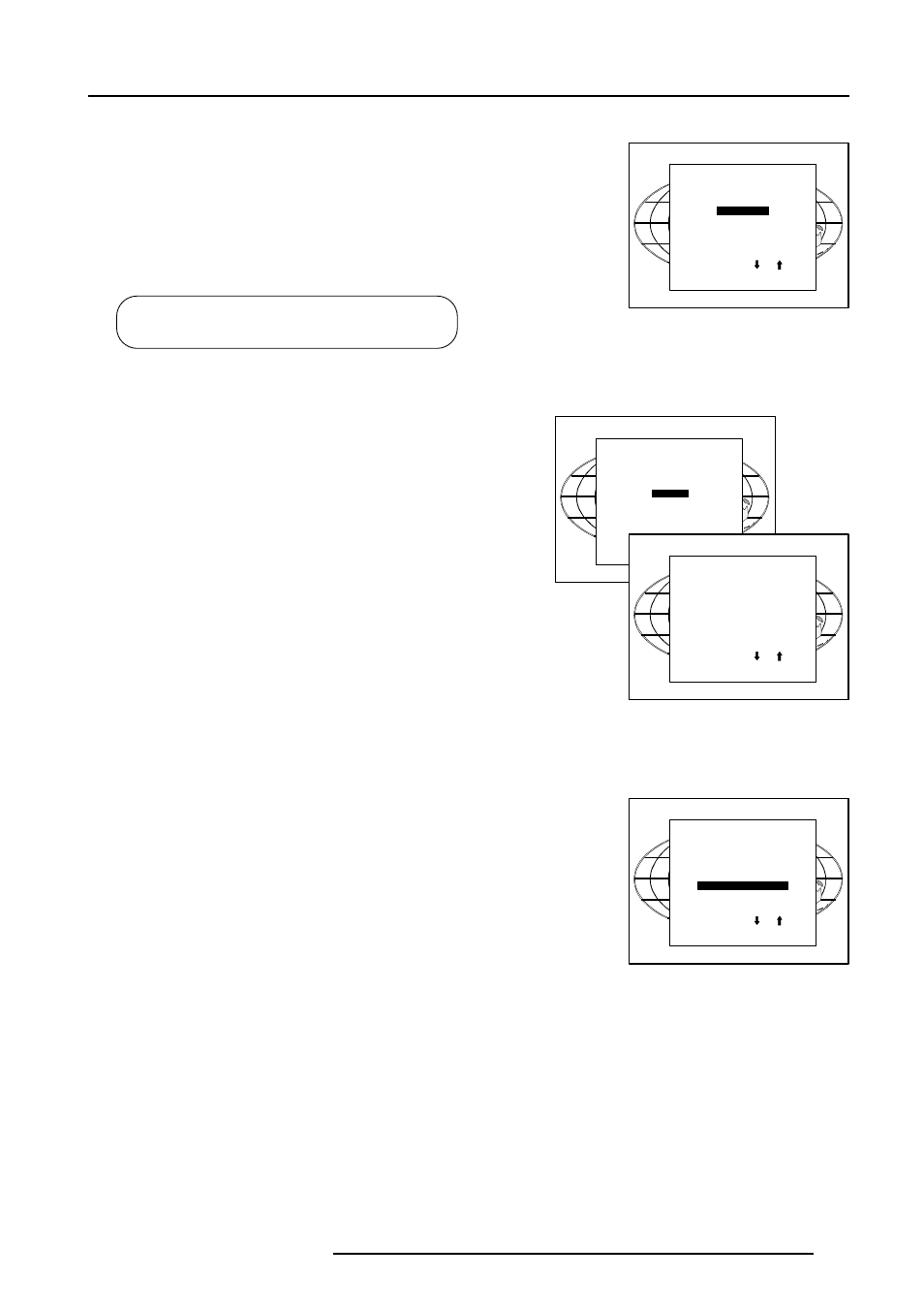 Random access adjustment mode, Sync fast/slow adjustment, Clamp tuning | Peaking, Enter, Exit | Barco R9000901 User Manual | Page 26 / 55