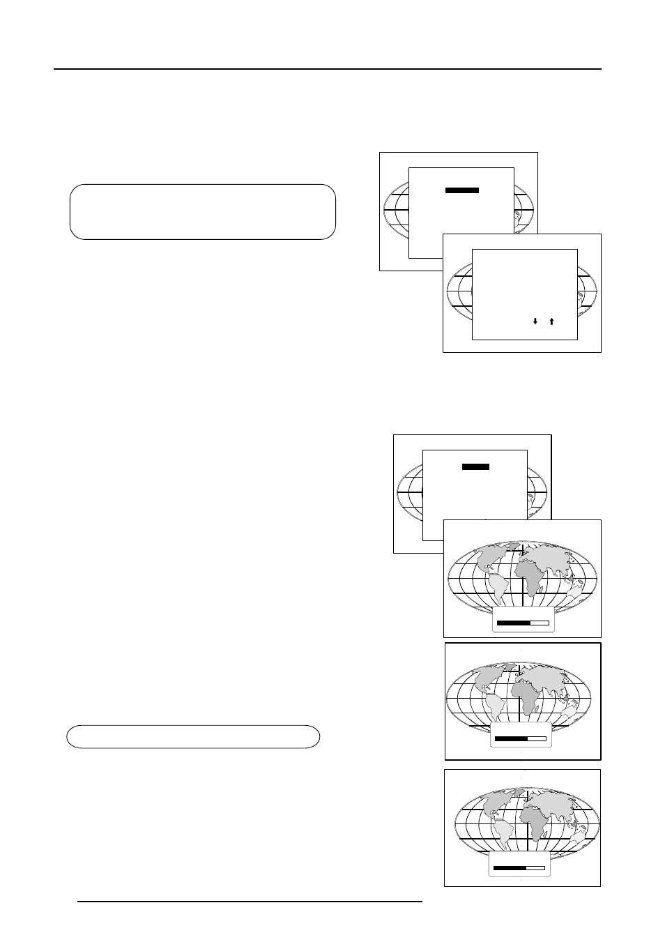 Random access adjustment mode, Geometry adjustments, Horizontal phase adjustment | Enter, Exit, Adjust | Barco R9000901 User Manual | Page 29 / 55
