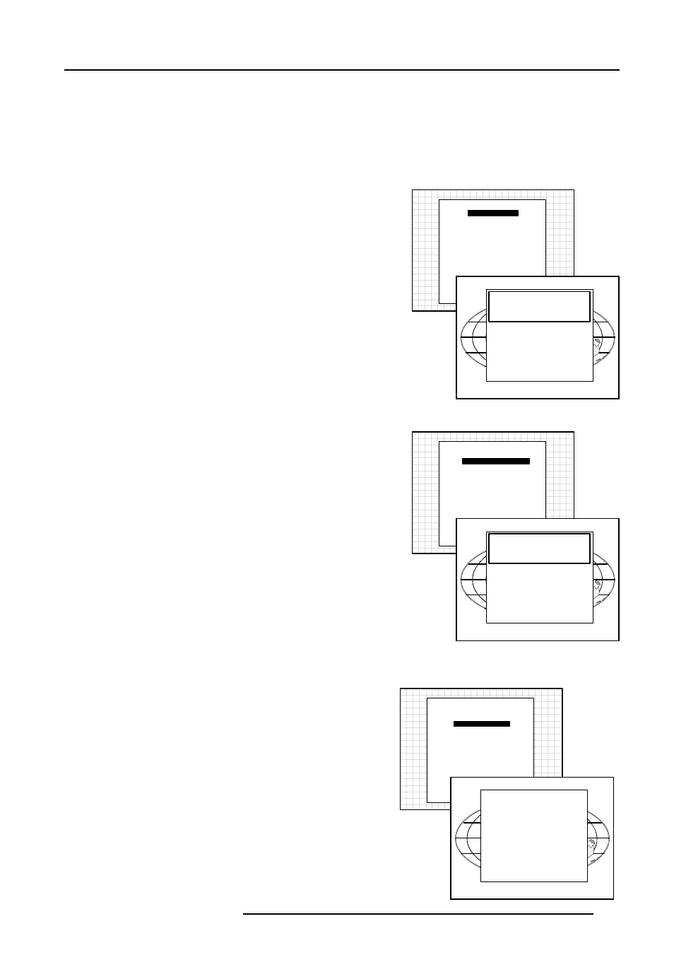 Service mode, G2 adjust, Gamma corrections | Crt run in cycle, Enter, Exit | Barco R9000901 User Manual | Page 44 / 55