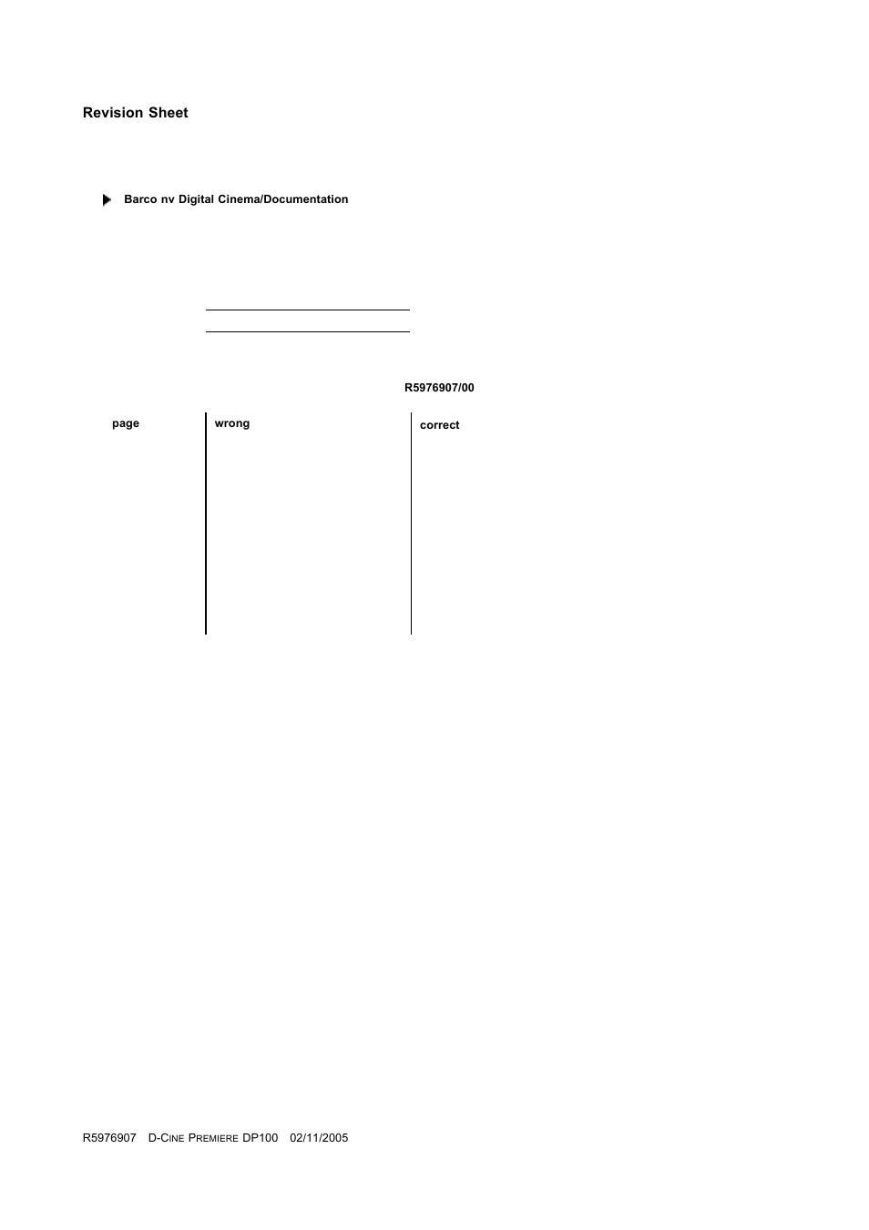Barco R9010111 User Manual | Page 51 / 51