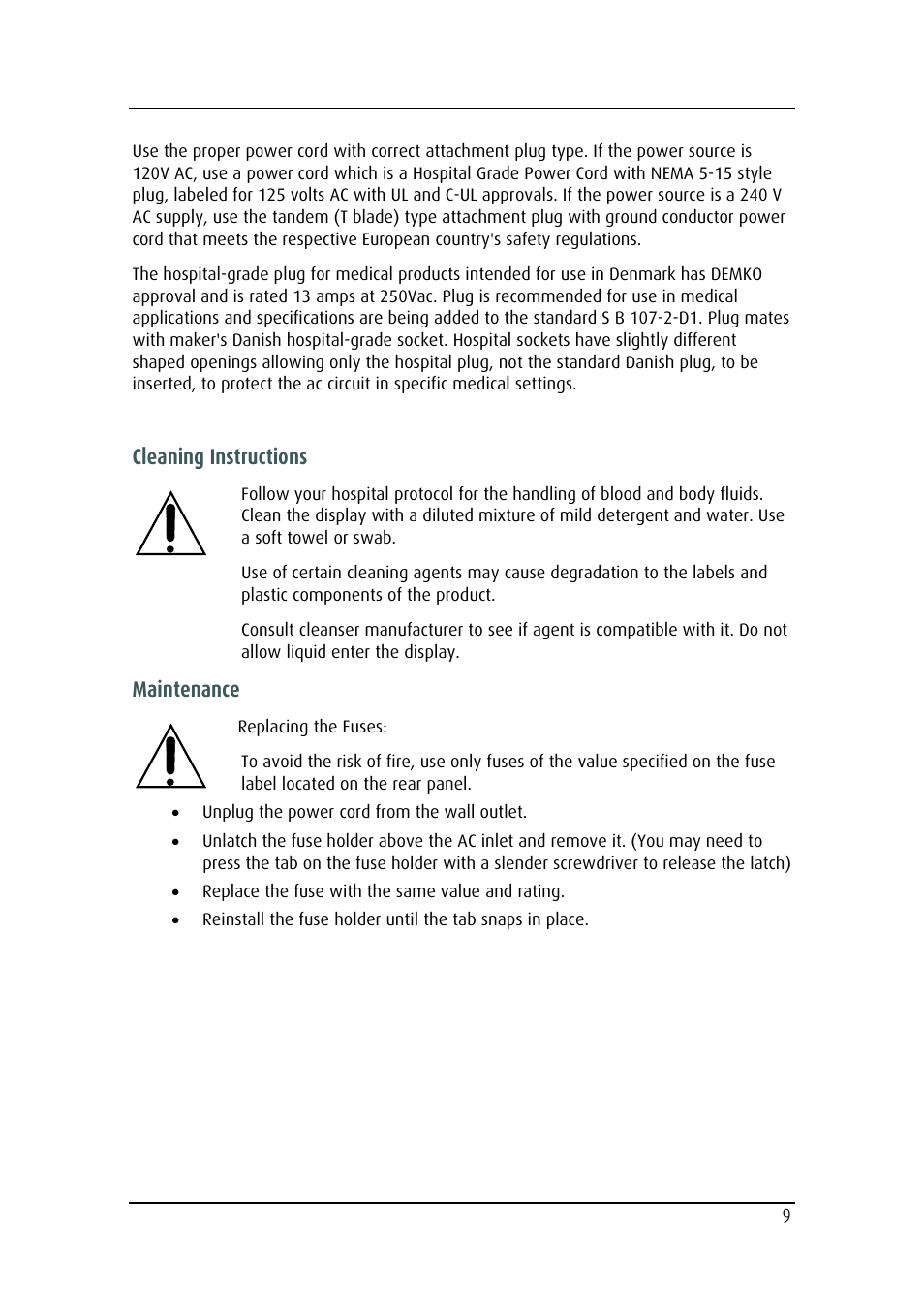 Barco MD-4221 User Manual | Page 9 / 48