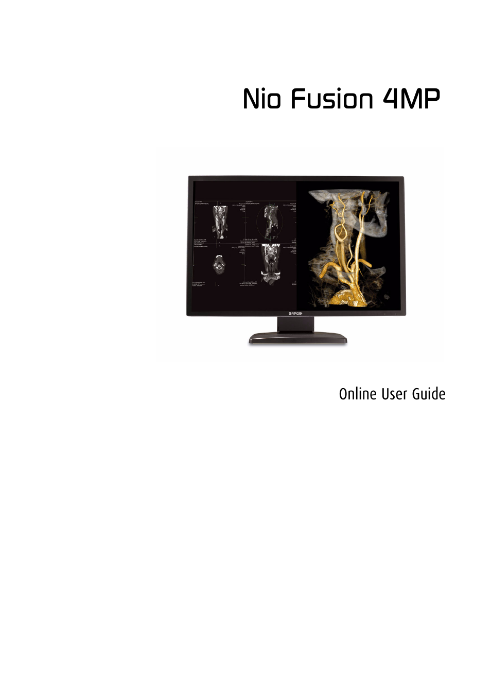 Barco Nio Fusion 4MP User Manual | 35 pages
