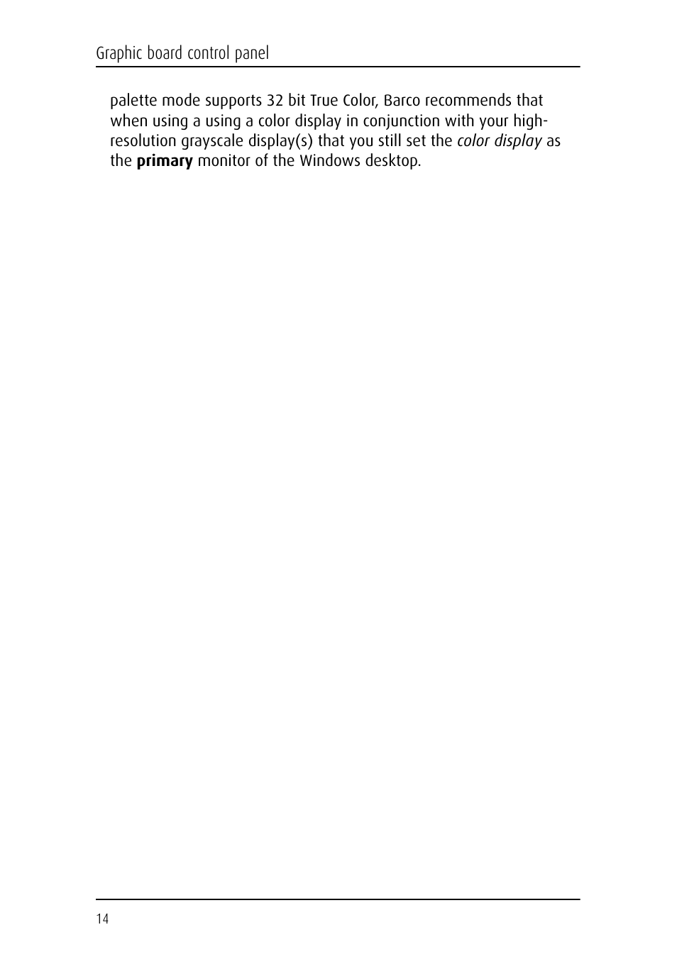 Barco Nio Fusion 4MP User Manual | Page 14 / 35