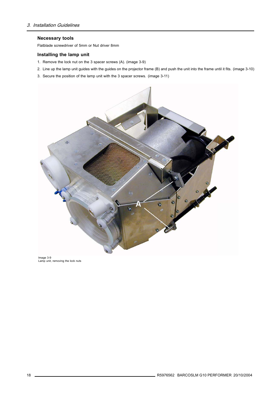 Barco R5976562 User Manual | Page 22 / 135