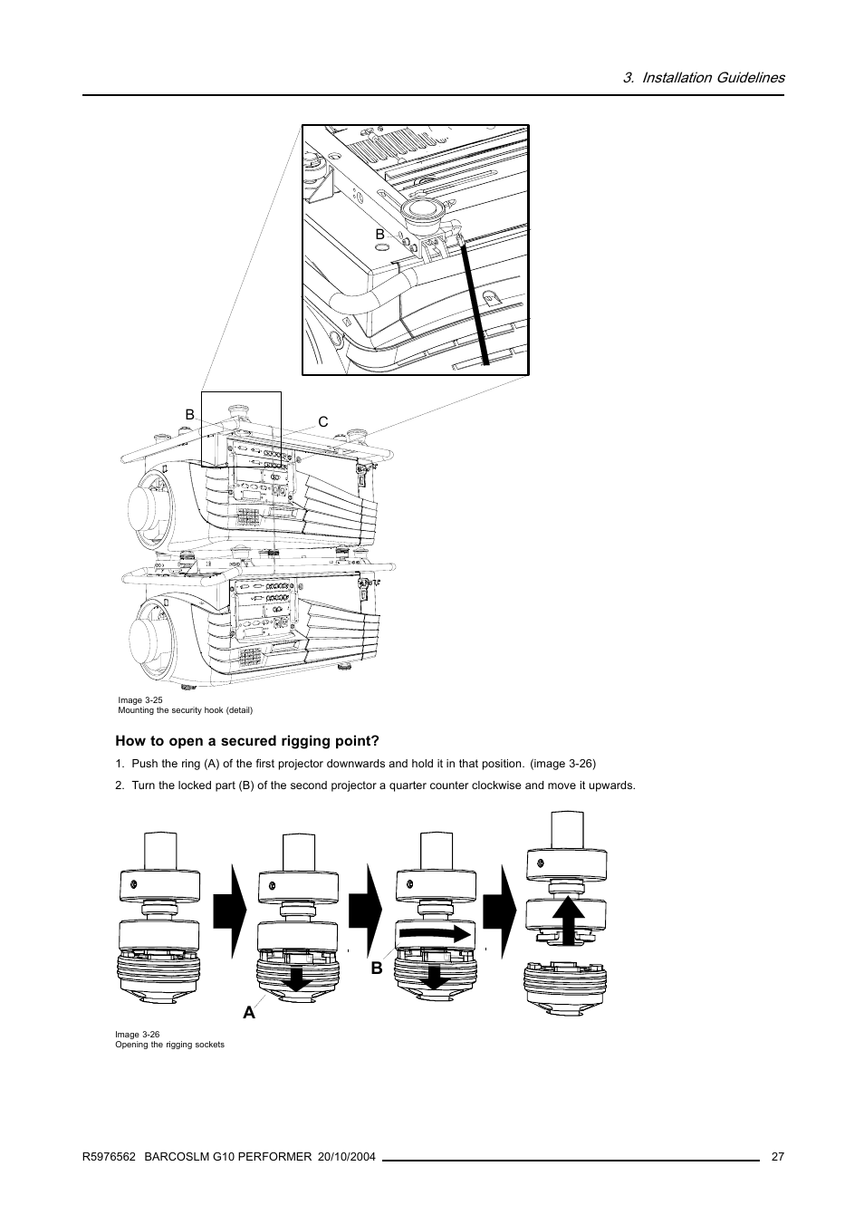 Image 3-25) | Barco R5976562 User Manual | Page 31 / 135