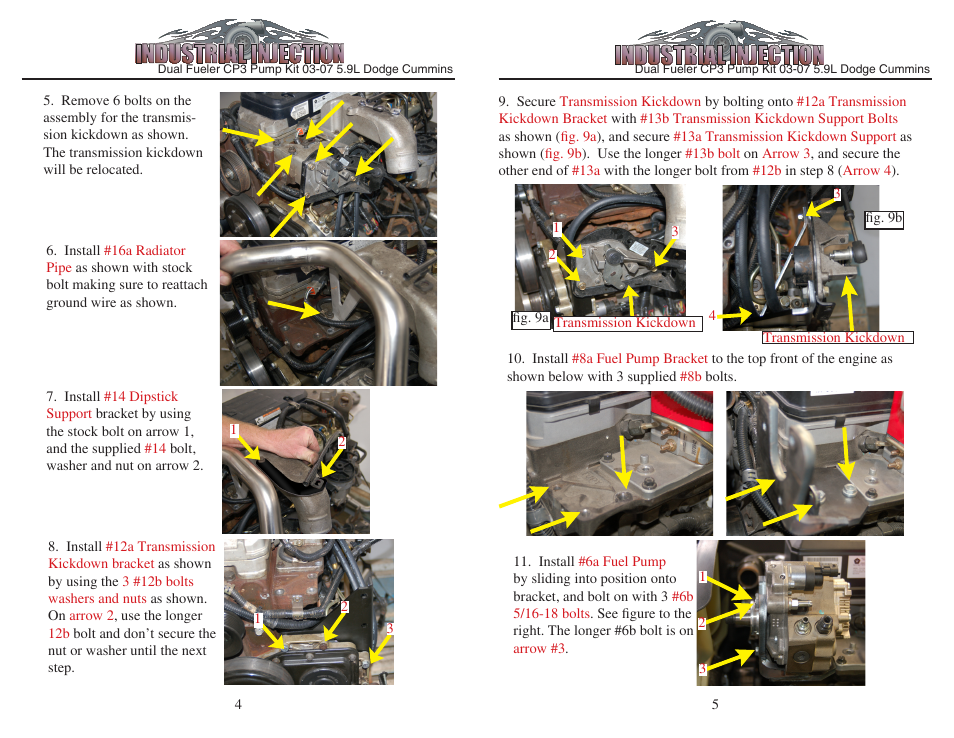 Industrial Injection 5.9L Dodge Cummins Dual CP3 User Manual | Page 4 / 4