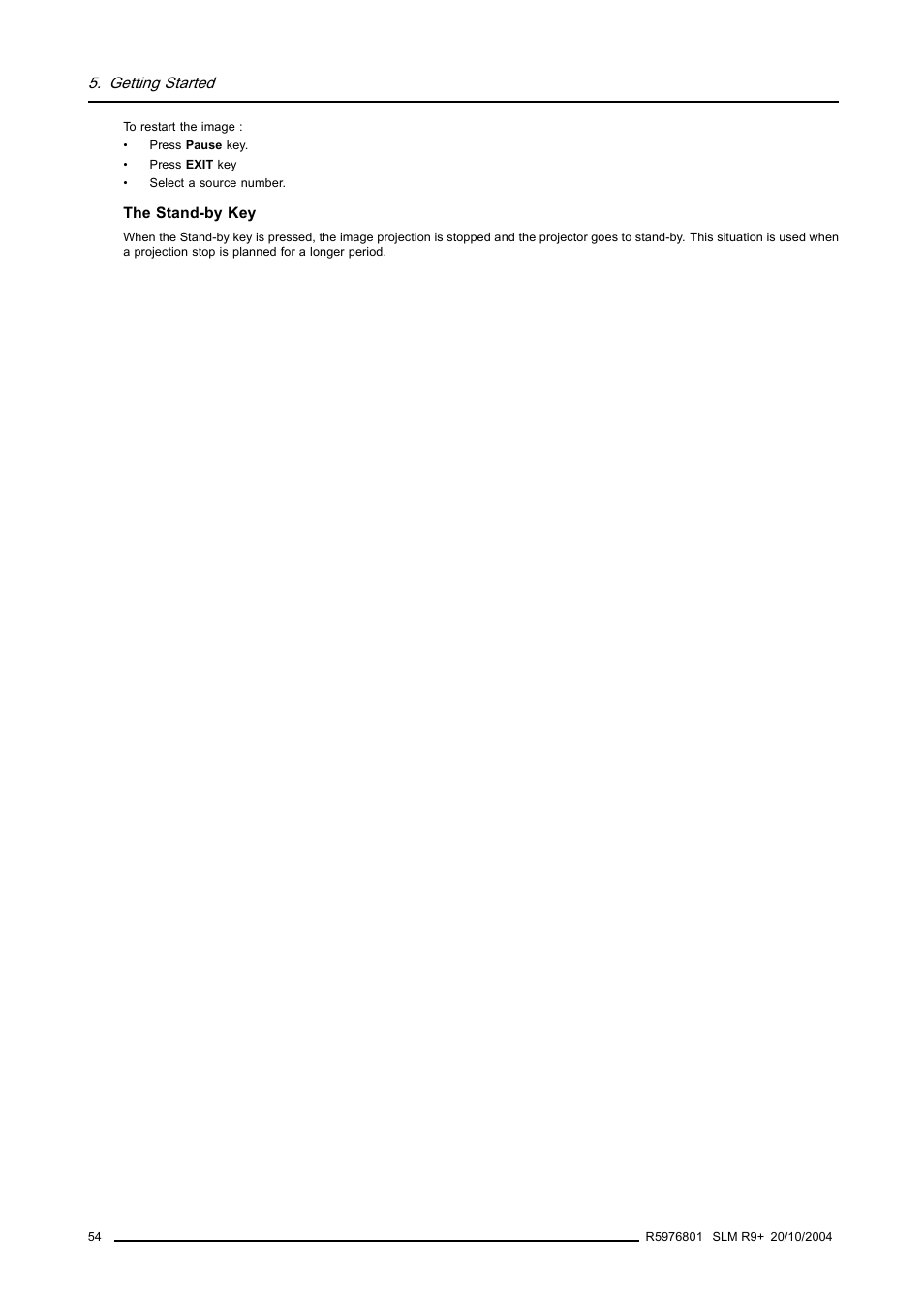 Barco R9010310 User Manual | Page 58 / 135