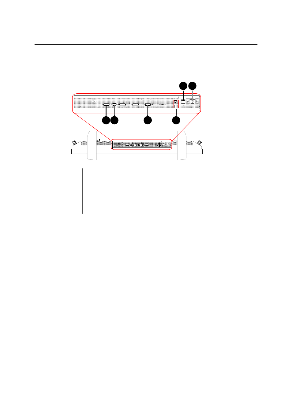 2 connecting the signals, 1 connector location, Figure 3: connector location lc-5621 | Barco LC-5621 User Manual | Page 13 / 59