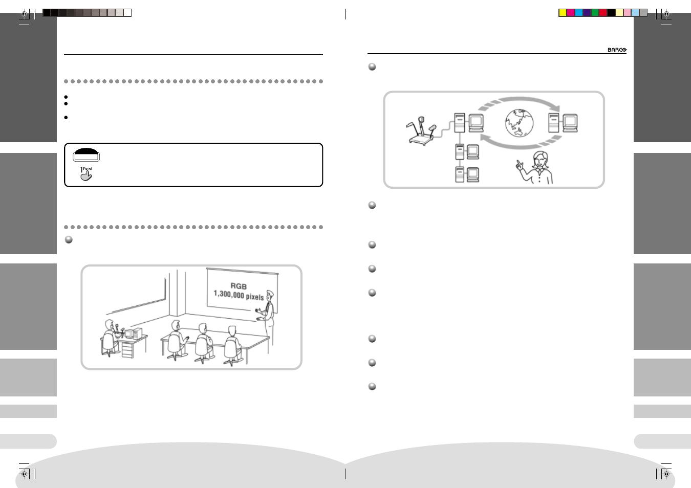 Introduction, Features | Barco 1280 User Manual | Page 10 / 26