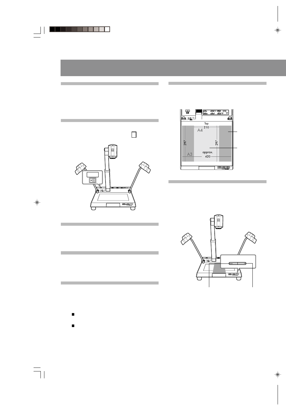 Shooting a document | Barco 1280 User Manual | Page 2 / 26