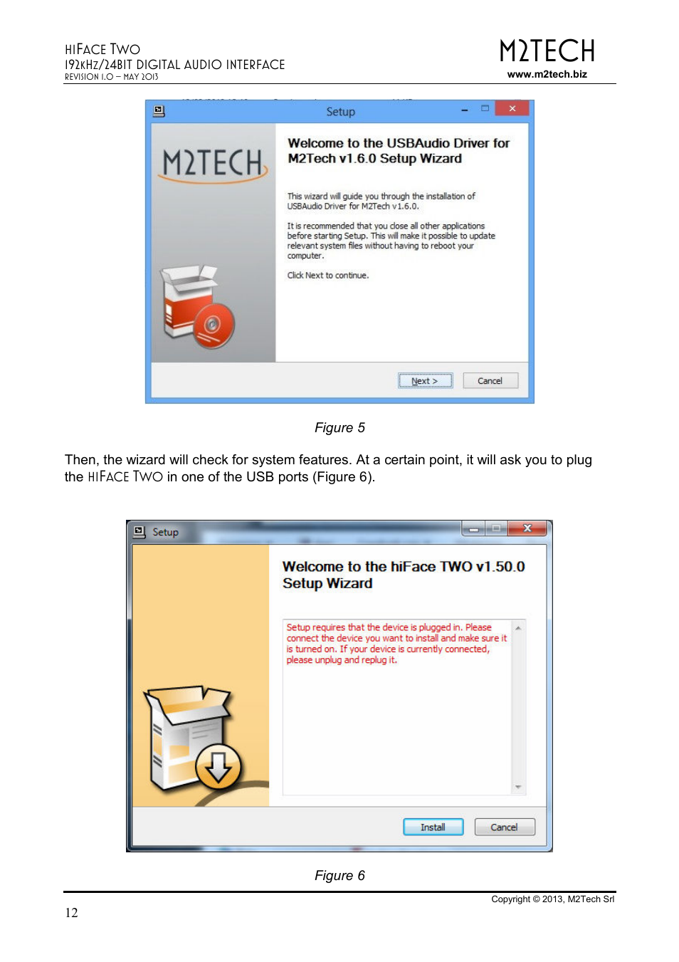 M2tech | M2TECH hiFace Two User Manual | Page 12 / 31