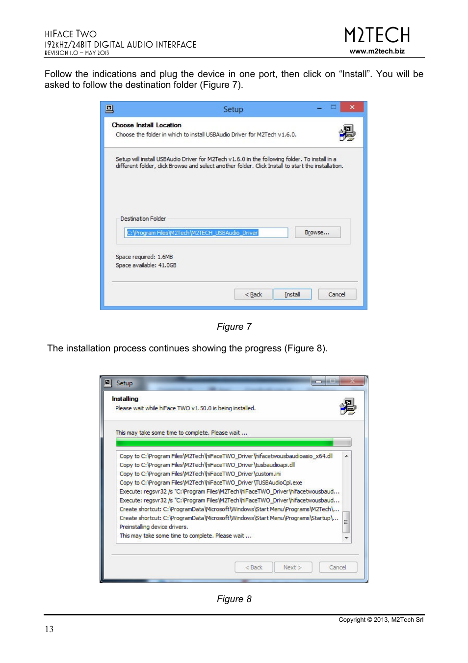 M2tech | M2TECH hiFace Two User Manual | Page 13 / 31