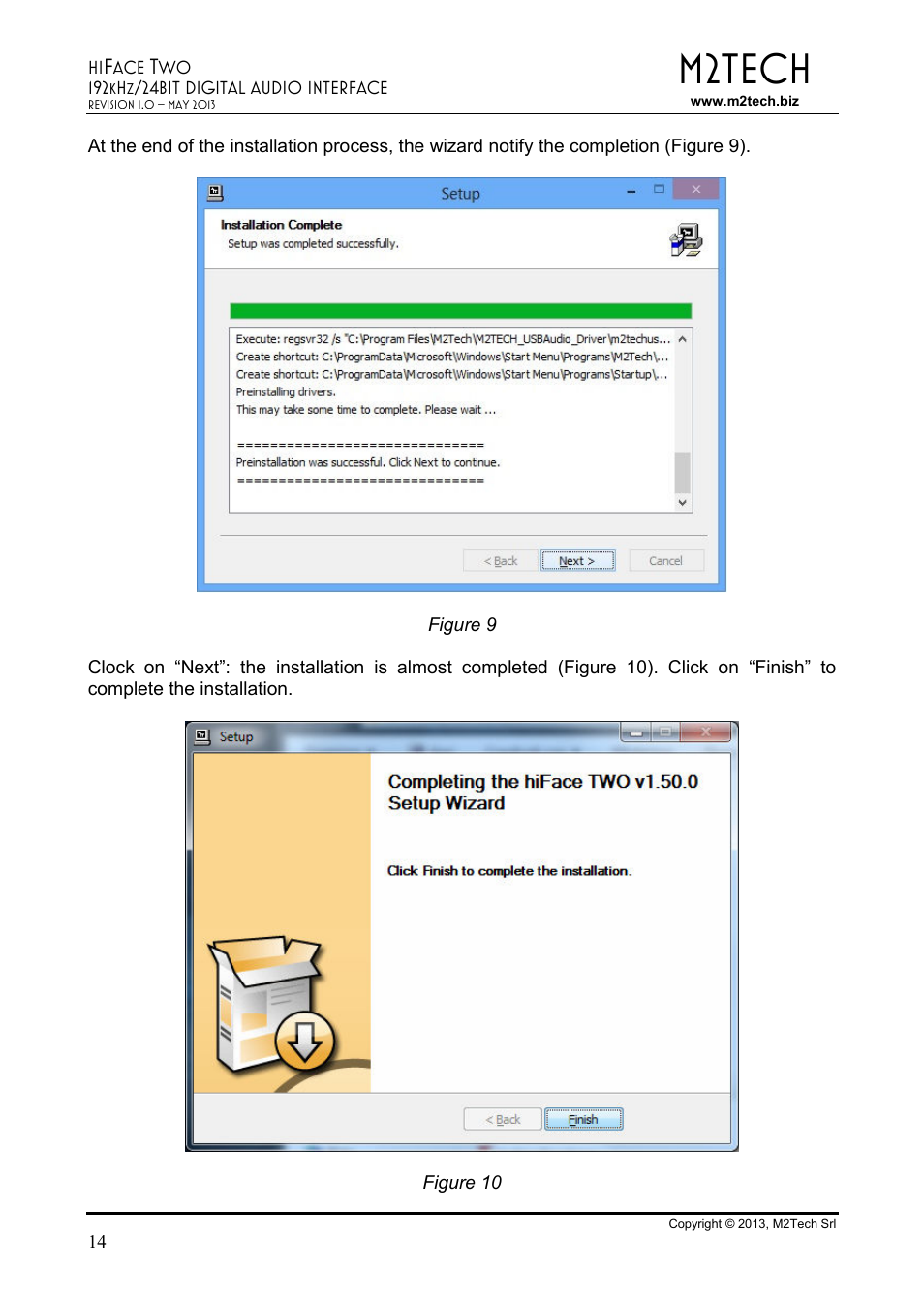 M2tech | M2TECH hiFace Two User Manual | Page 14 / 31