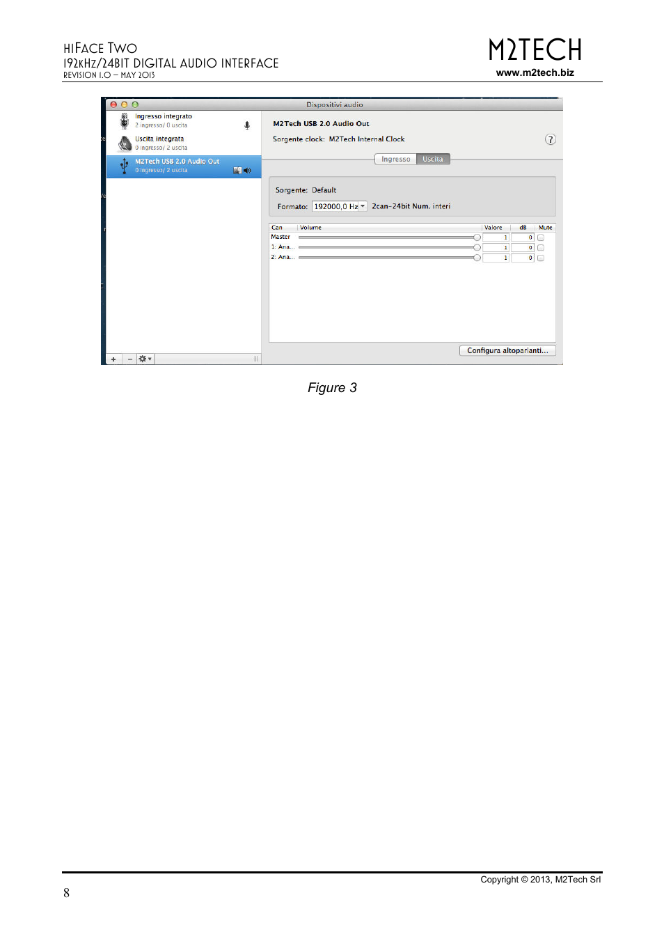 M2tech | M2TECH hiFace Two User Manual | Page 8 / 31