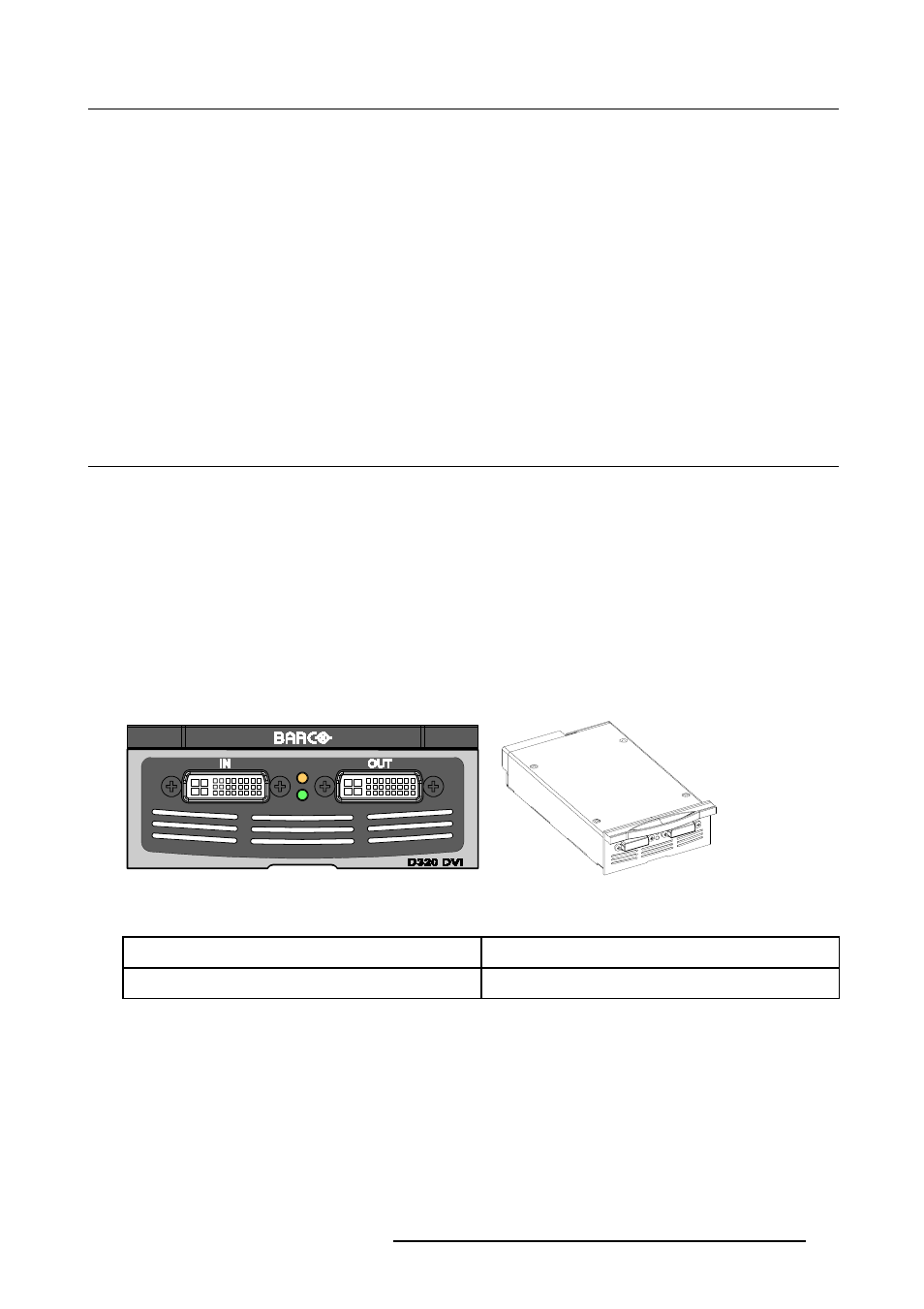 Input modules, 1 dvi input module, 1dvi input module | Barco D320PL User Manual | Page 19 / 39