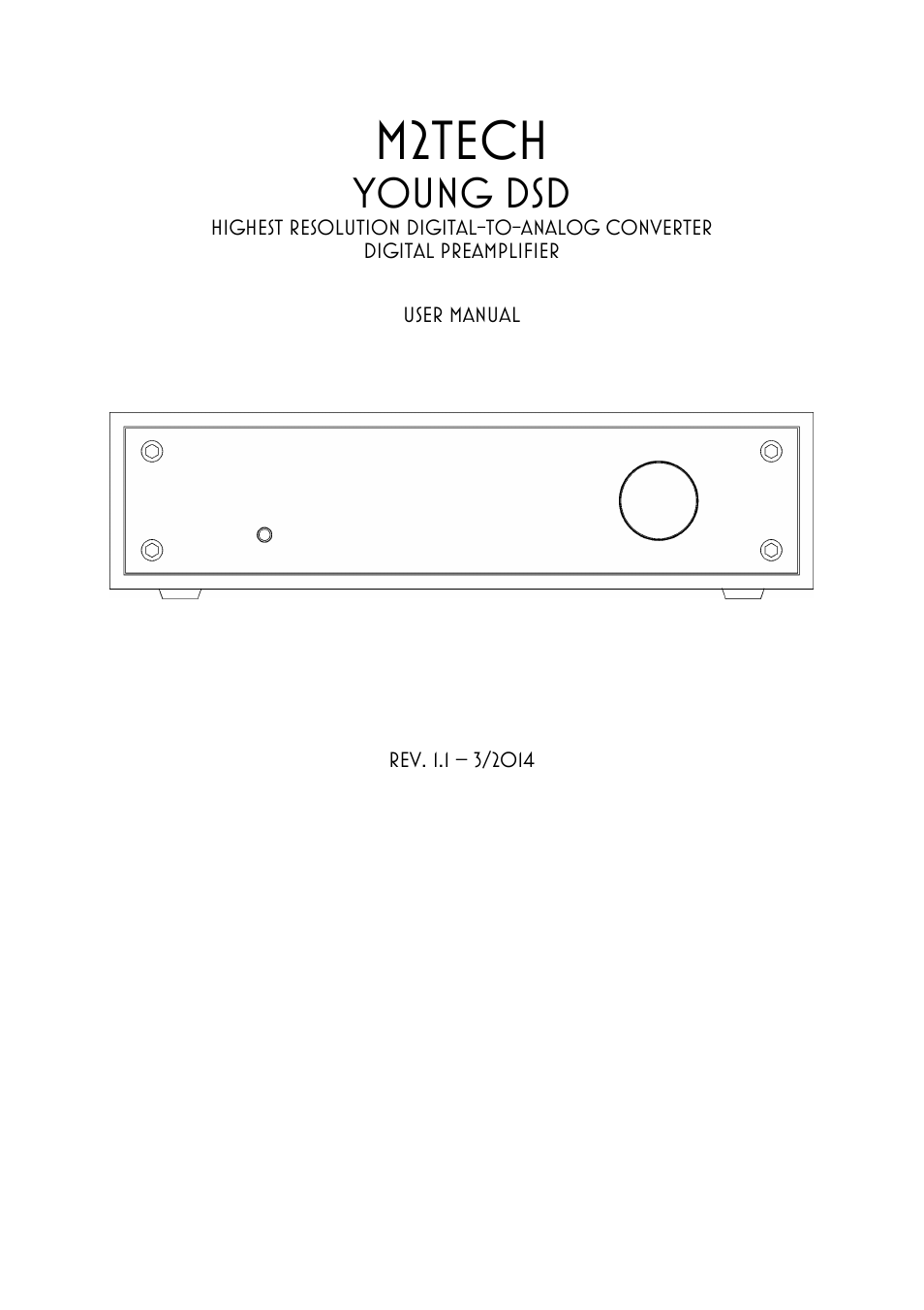 M2TECH Young DSD User Manual | 88 pages