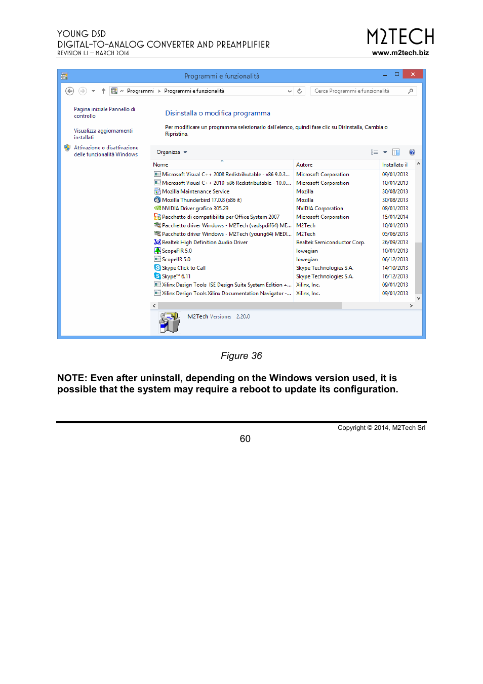 M2tech | M2TECH Young DSD User Manual | Page 60 / 88