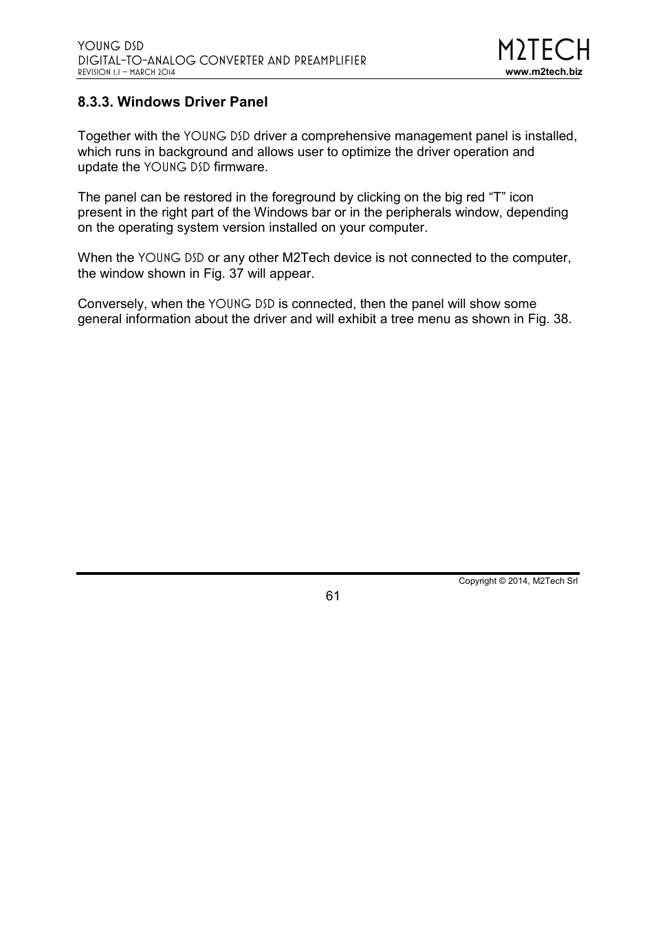 M2tech | M2TECH Young DSD User Manual | Page 61 / 88