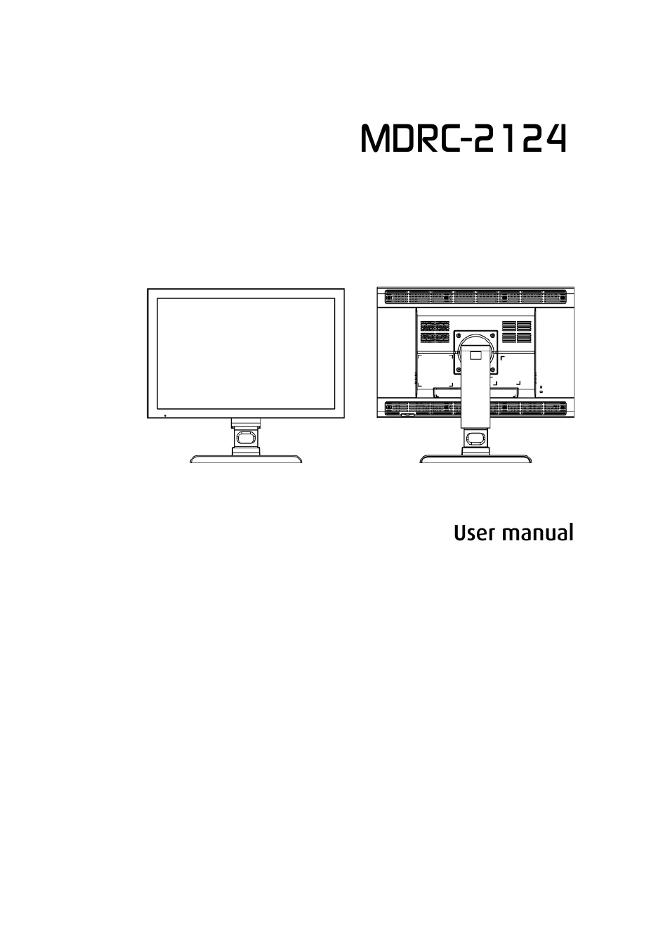 Barco MDRC-2124 User Manual | 48 pages