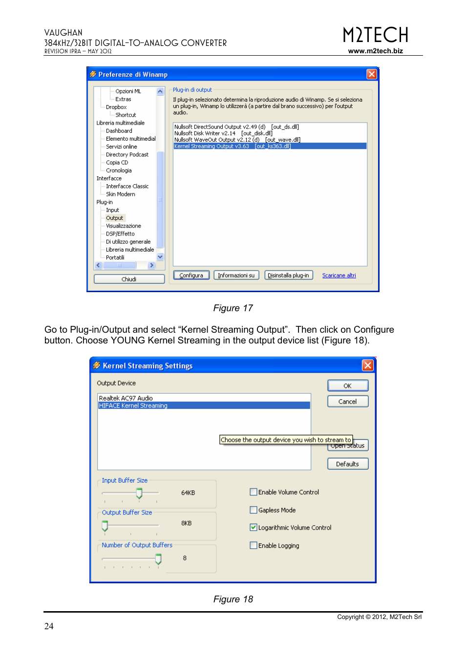 M2tech | M2TECH Vaughan User Manual | Page 24 / 33