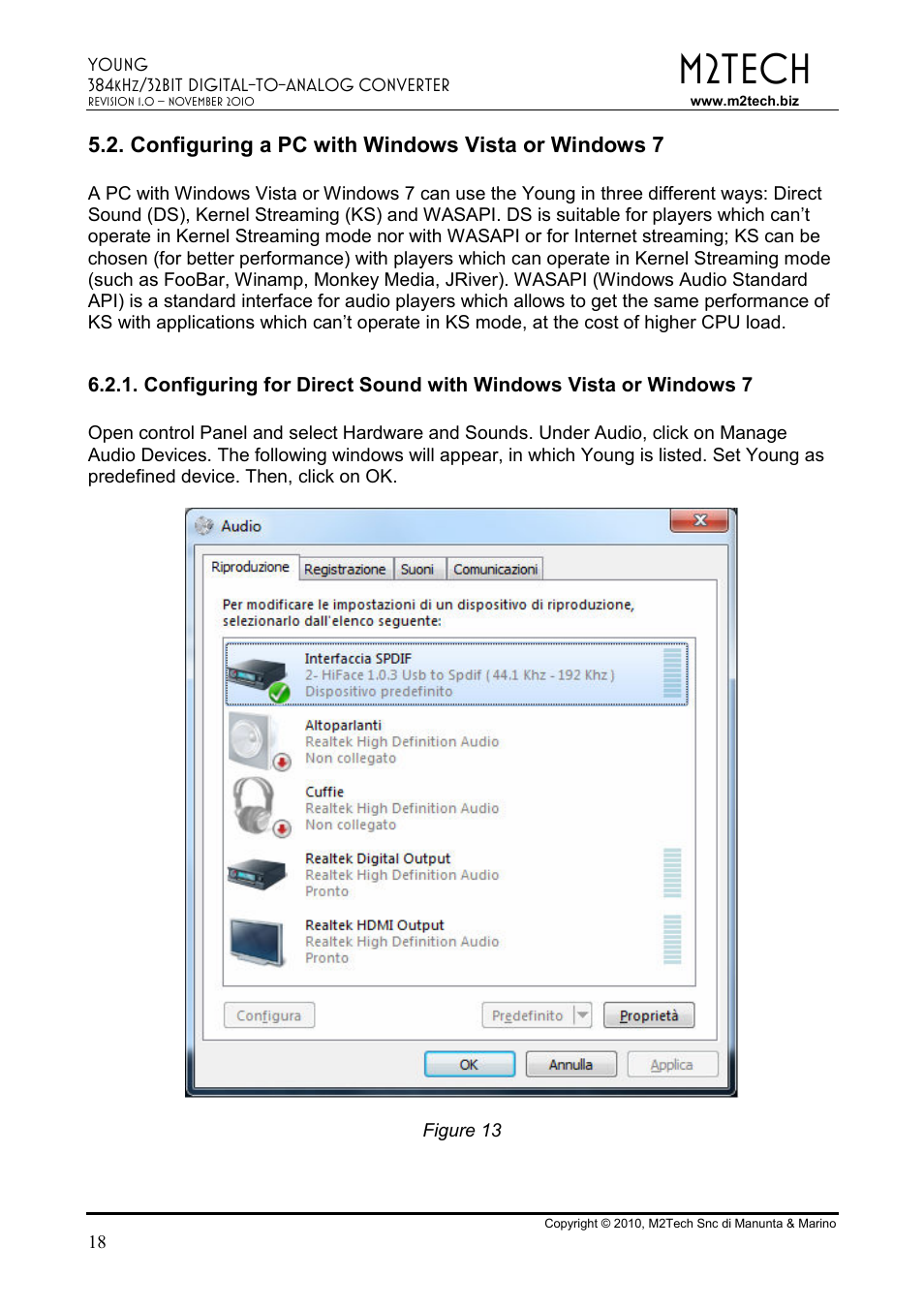 M2tech | M2TECH Young User Manual | Page 18 / 24