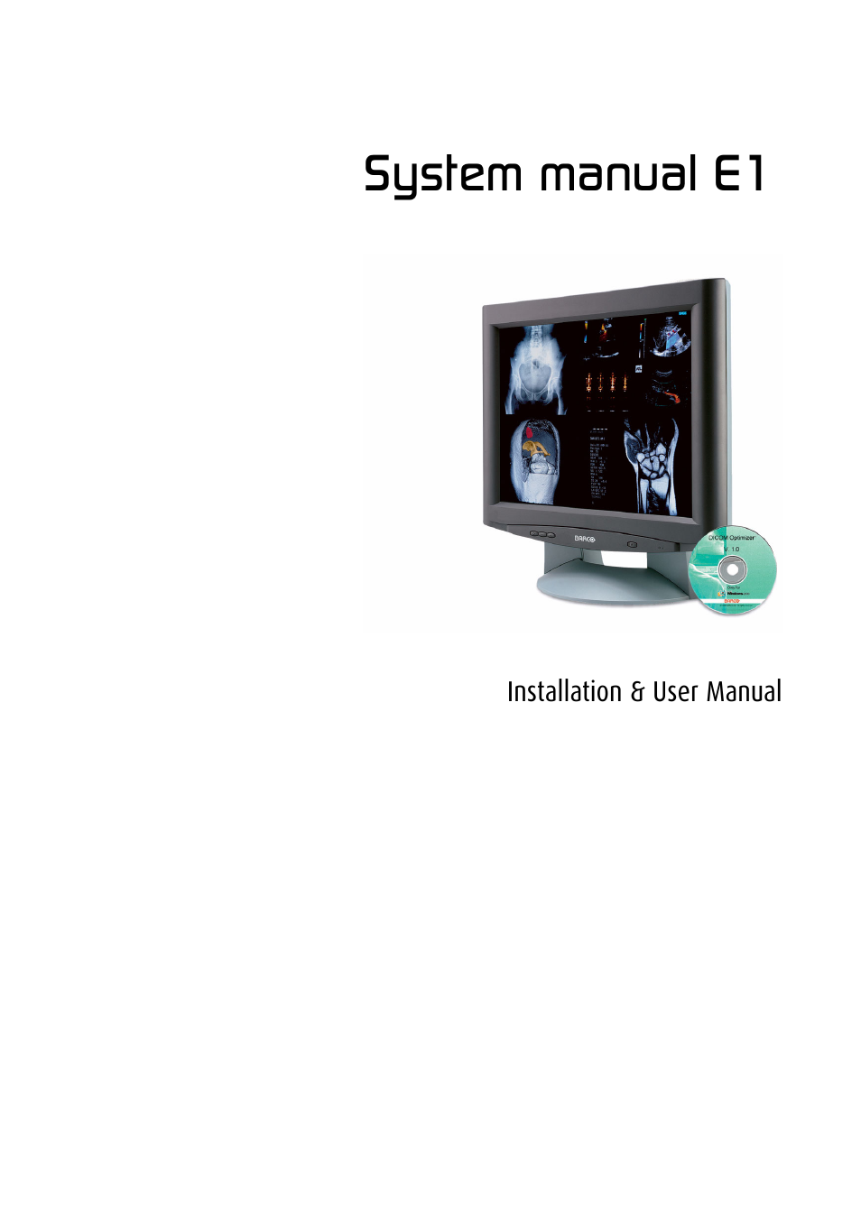 Barco E1 User Manual | 124 pages