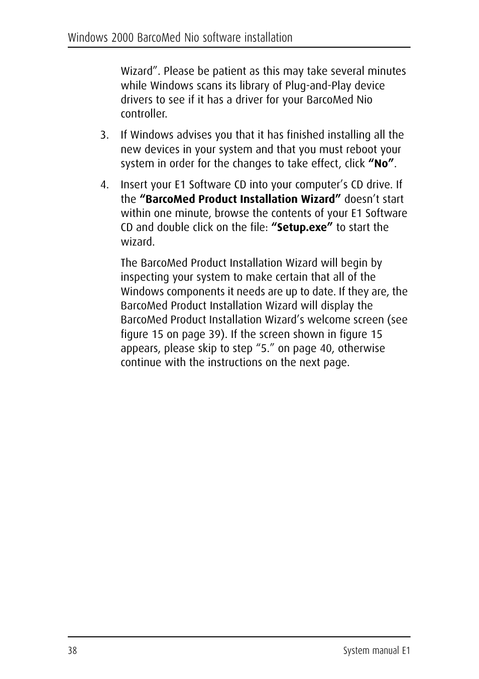 Barco E1 User Manual | Page 37 / 124