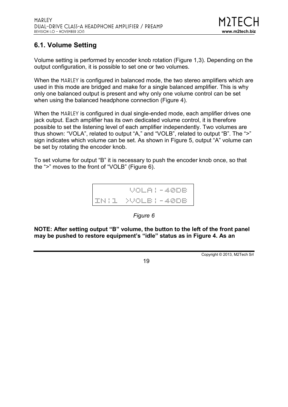 M2tech | M2TECH Marley User Manual | Page 19 / 32
