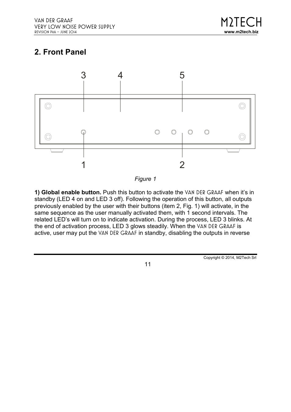 M2tech | M2TECH Van der Graaf User Manual | Page 11 / 22