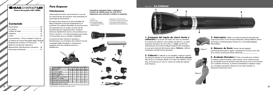 Maglite MAGCHARGER LED Rechargeable System User Manual | Page 15 / 20