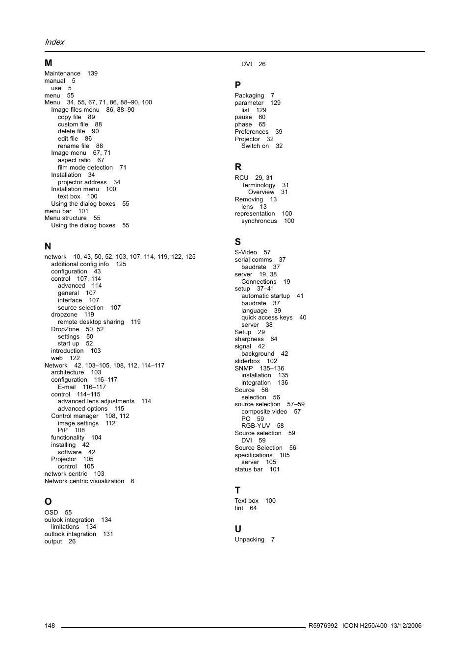 Barco ICON H250/400 R9010510 User Manual | Page 154 / 154