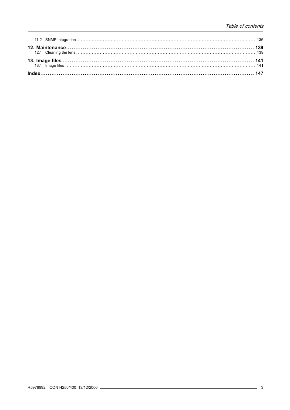 Barco ICON H250/400 R9010510 User Manual | Page 9 / 154