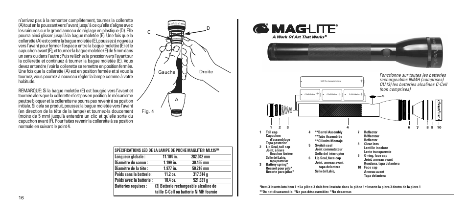 Maglite ML125-33014 User Manual | Page 17 / 26