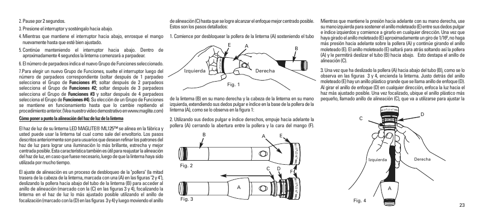 Maglite ML125-33014 User Manual | Page 24 / 26