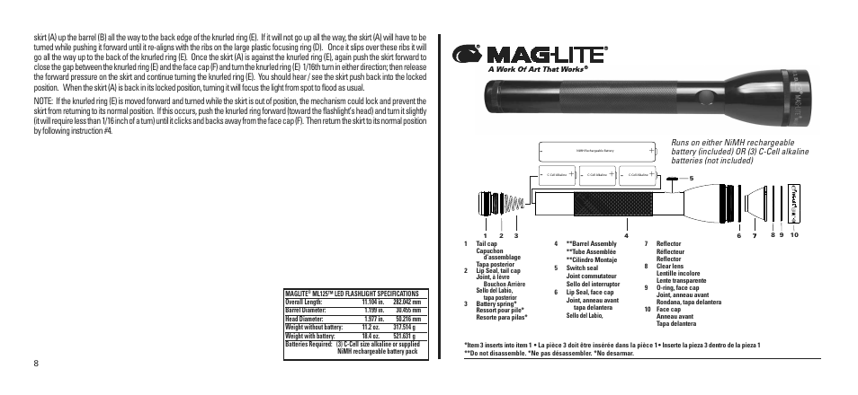 Maglite ML125-33014 User Manual | Page 9 / 26